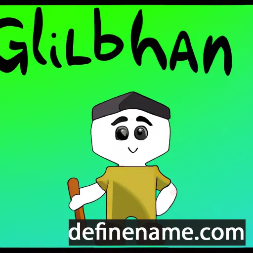 cartoon of the name Gealbhán