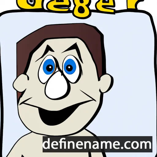 cartoon of the name Geber