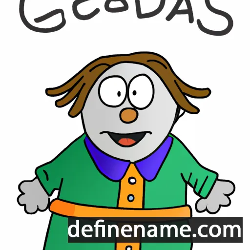 cartoon of the name Gedgaudas