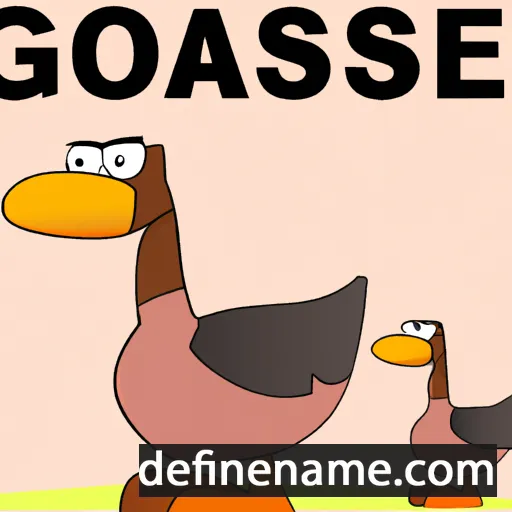 cartoon of the name Geese