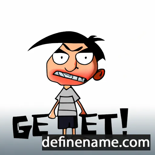 cartoon of the name Geet