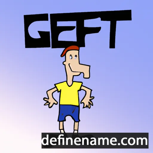 cartoon of the name Geff