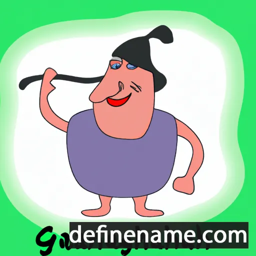 cartoon of the name Geghanush