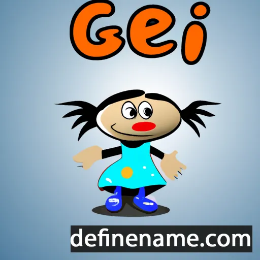 Gegi cartoon