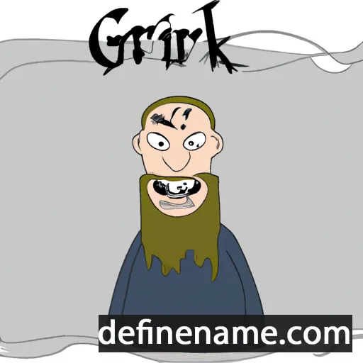 cartoon of the name Geirhjörtur