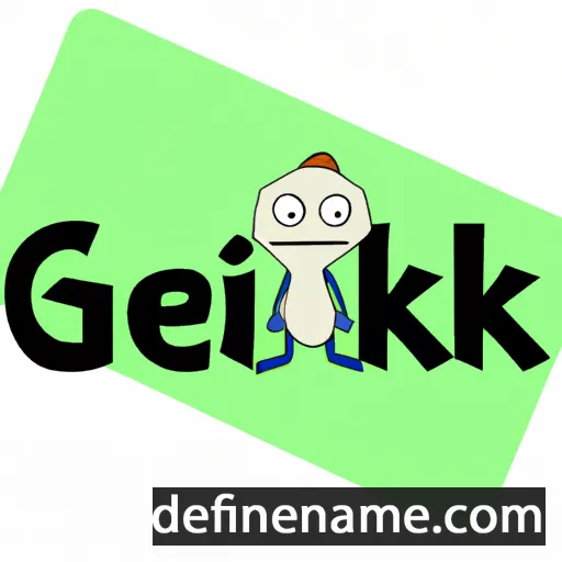 cartoon of the name Gekkin