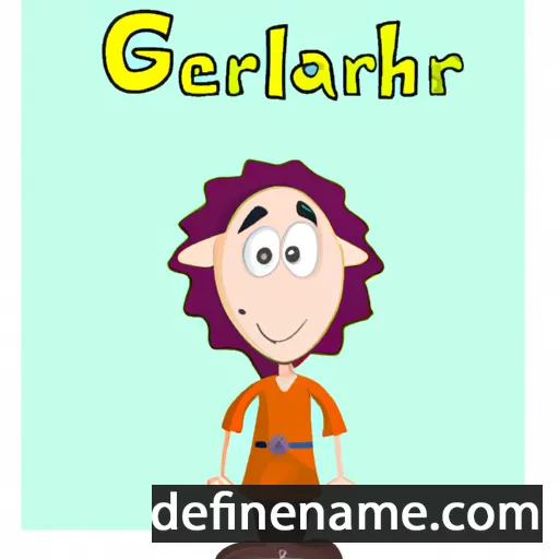 cartoon of the name Gelareh