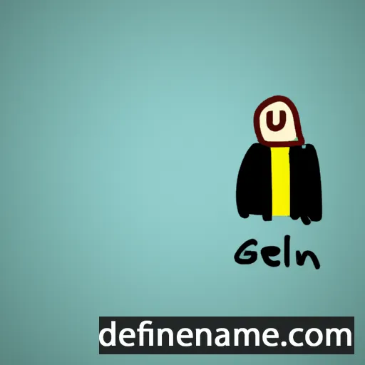 cartoon of the name Gelein