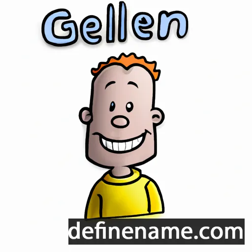 cartoon of the name Gelijn