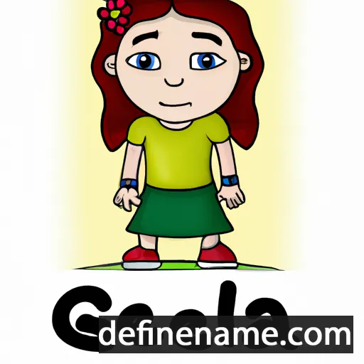 Gella cartoon