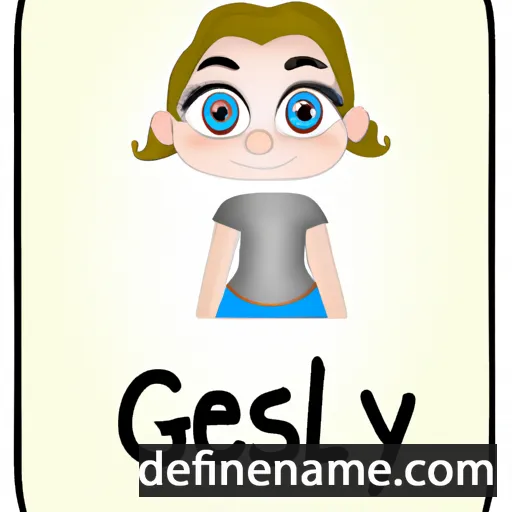 cartoon of the name Gelsey