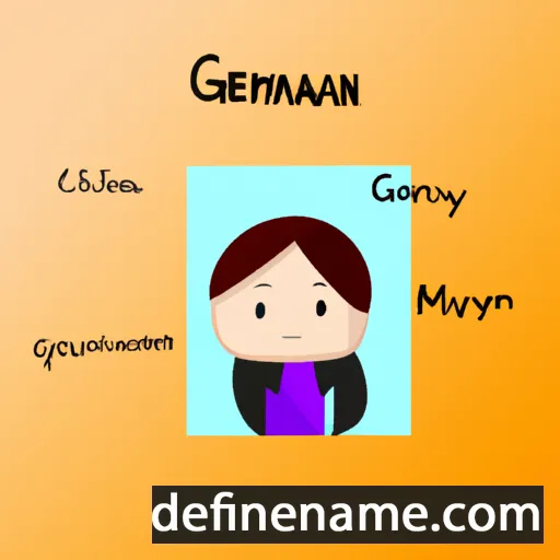 cartoon of the name Gemmalyn