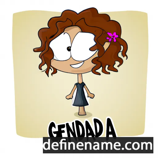 cartoon of the name Genadia