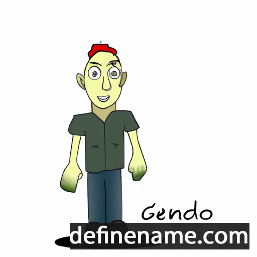 cartoon of the name Genadio