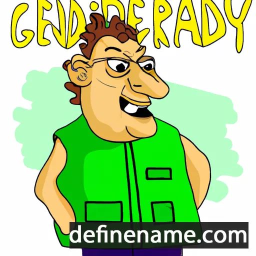 cartoon of the name Genadiy