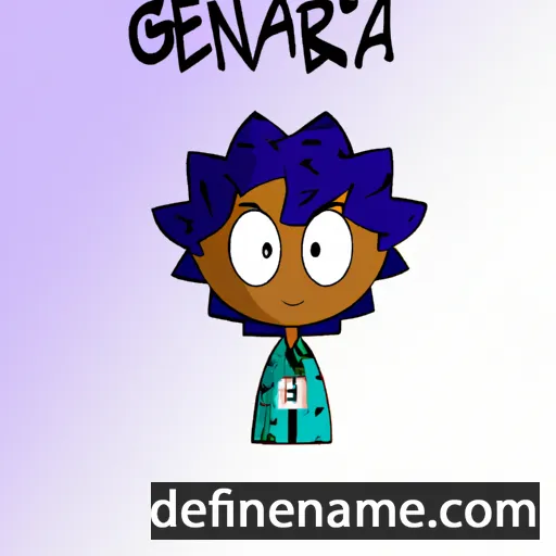 cartoon of the name Genaira