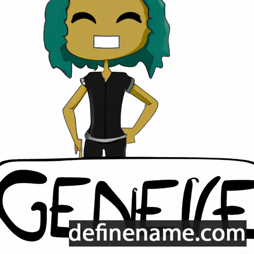 cartoon of the name Genaire