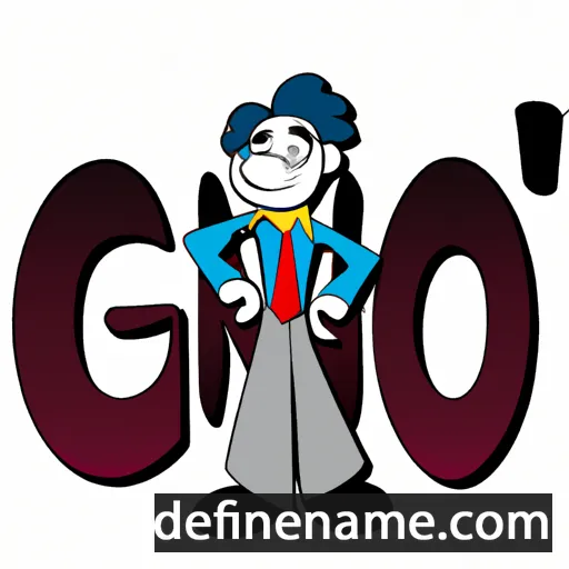 cartoon of the name Genio