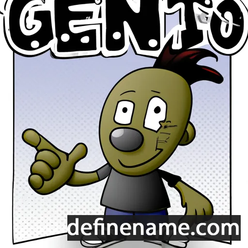 cartoon of the name Genito