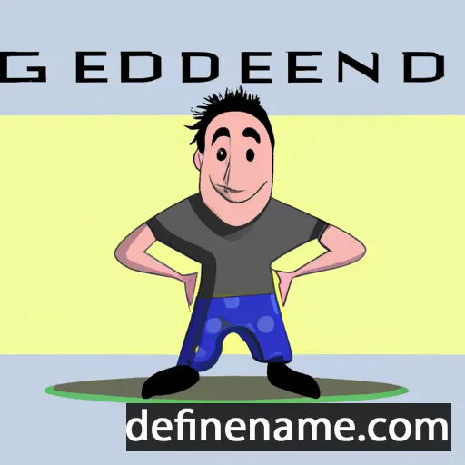 cartoon of the name Gennadio