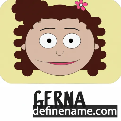 cartoon of the name Genora