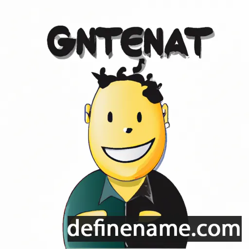 cartoon of the name Gentan