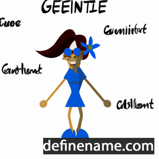 Gentiane cartoon