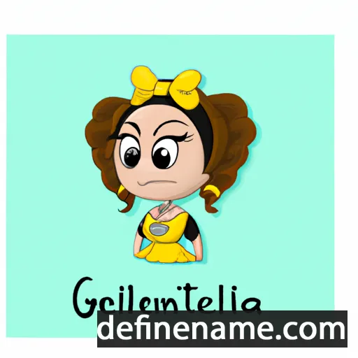 cartoon of the name Gentilina