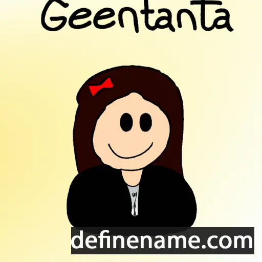 Gentjana cartoon