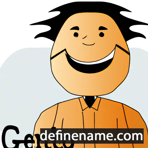 cartoon of the name Gento