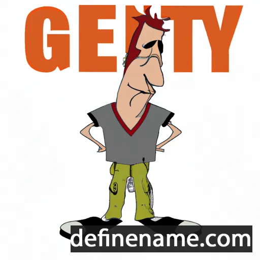 Genty cartoon