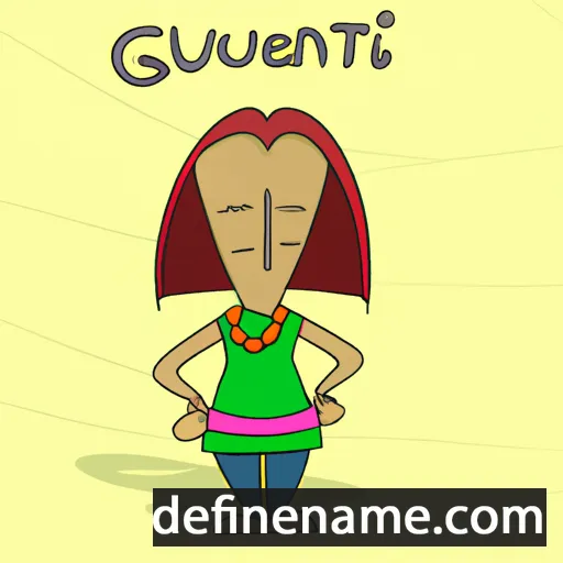 cartoon of the name Genutė