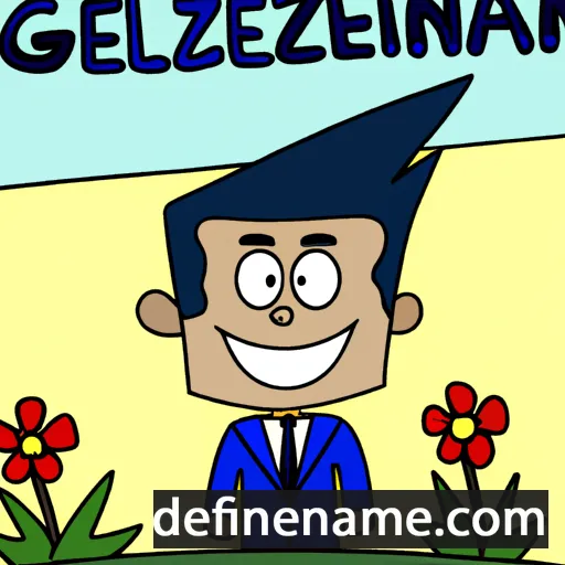 cartoon of the name Genziano