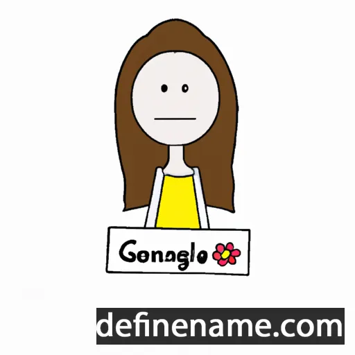 cartoon of the name Georgeline