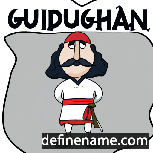 cartoon of the name Georgian