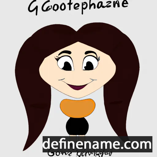 cartoon of the name Georgianne