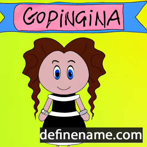 cartoon of the name Georginna