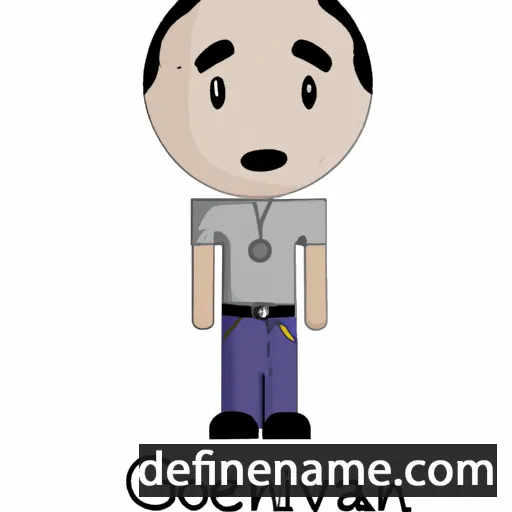 cartoon of the name Geovanni