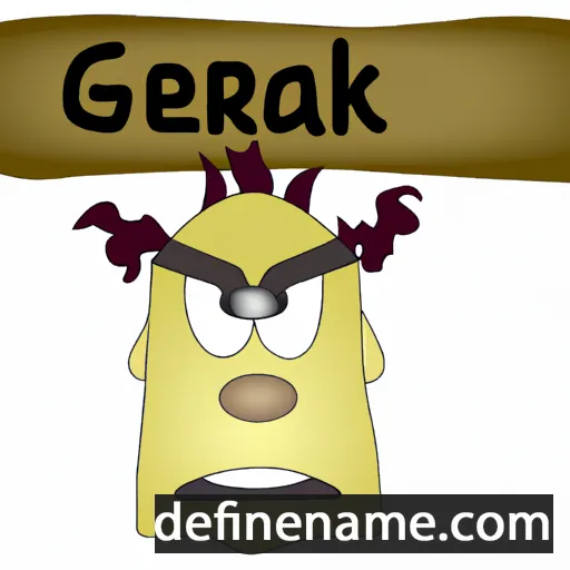 cartoon of the name Gerakl