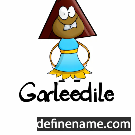 cartoon of the name Geraldette