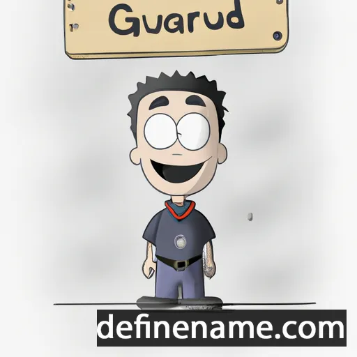 cartoon of the name Geraud