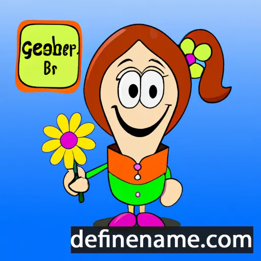 cartoon of the name Gerberta