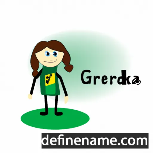 cartoon of the name Gerdika