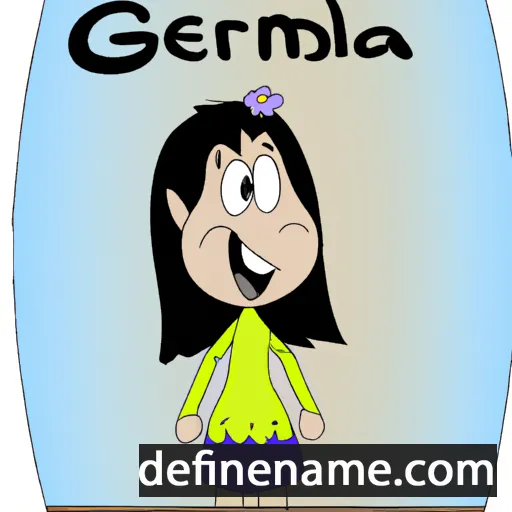 cartoon of the name Gerelma