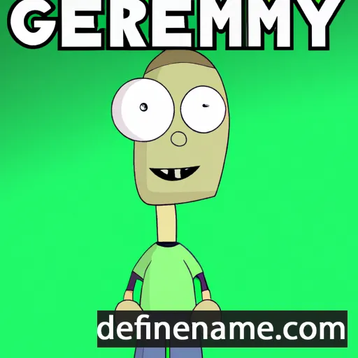 cartoon of the name Geremy