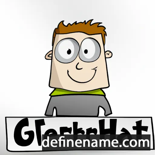 cartoon of the name Gerhart