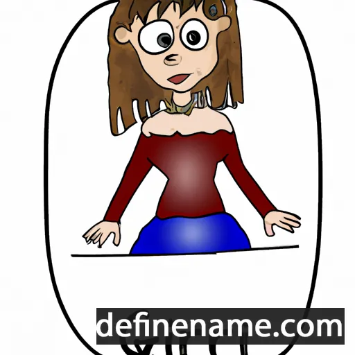 cartoon of the name Geri