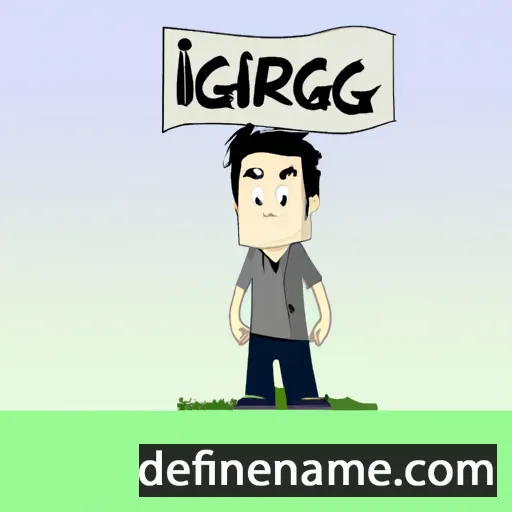 cartoon of the name Geric