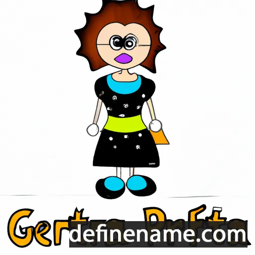 cartoon of the name Gerita