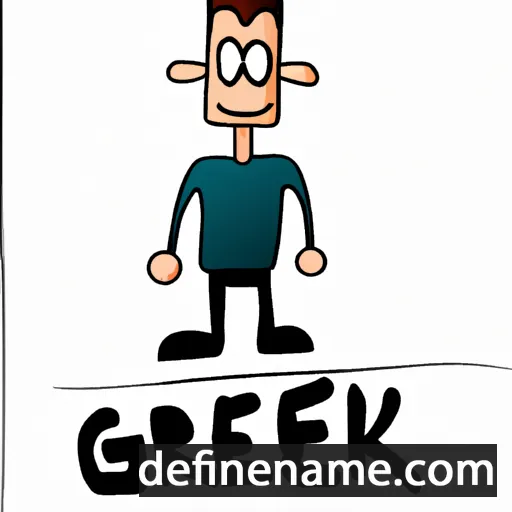 cartoon of the name Gerke